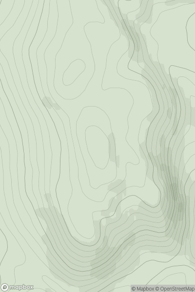 Thumbnail image for Craig More [Pitlochry to Braemar & Blairgowrie] showing contour plot for surrounding peak